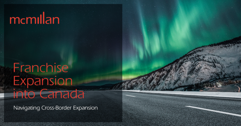 Franchise Expansion into Canada - data protection and privacy