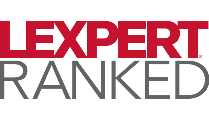 Lexpert Ranked lawyer
